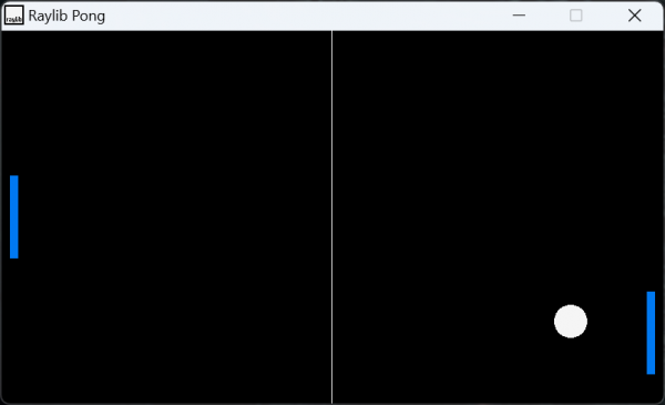 Raylib Pong Enemy Paddle