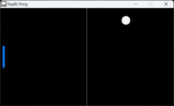 Raylib Pong Player Paddle